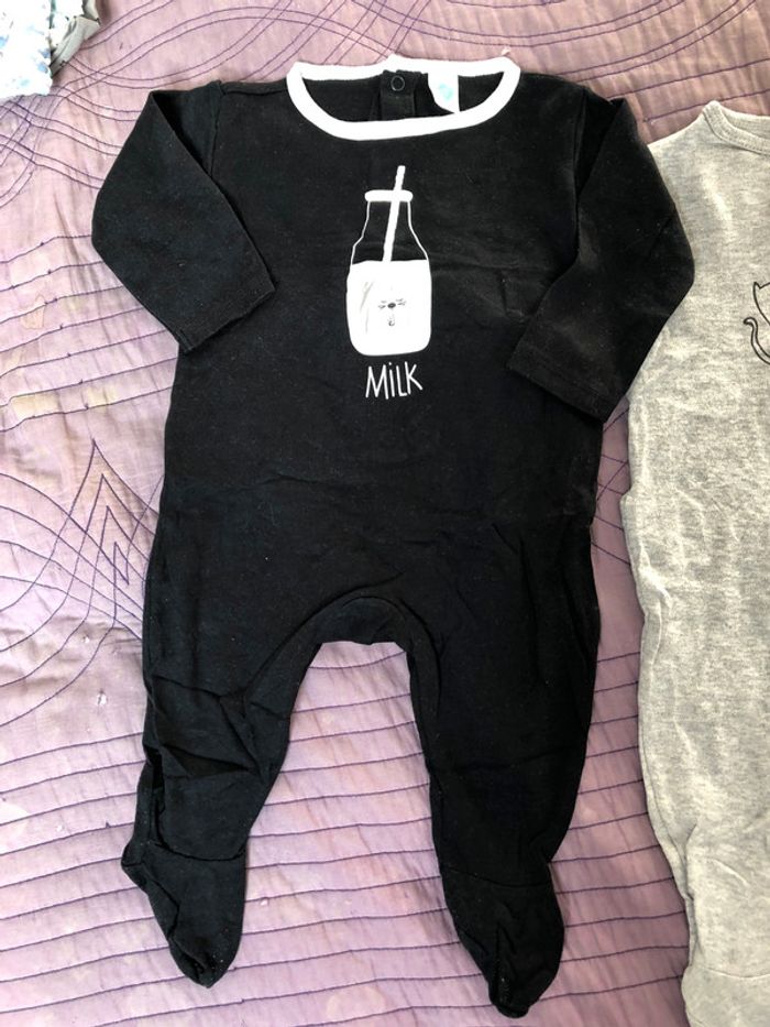 Lot 2 pyjamas été bébé garçon 6 mois - photo numéro 2