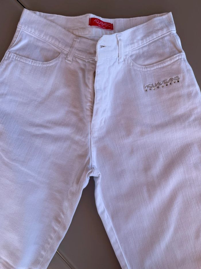 Jean blanc taille 42 - photo numéro 3