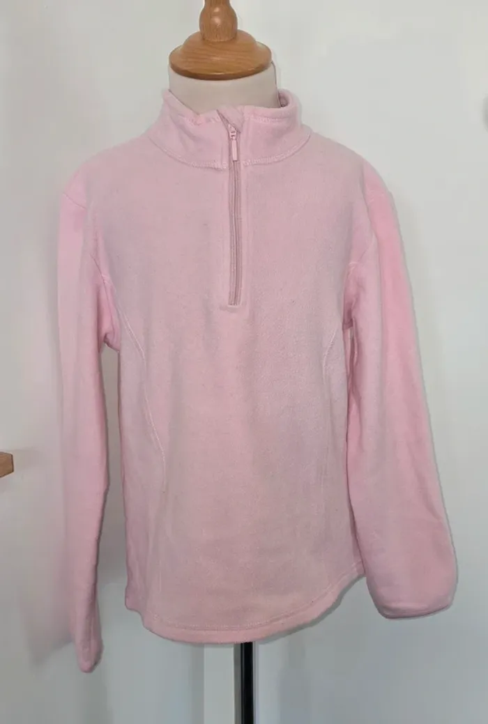 Pull polaire zippé 10 ans