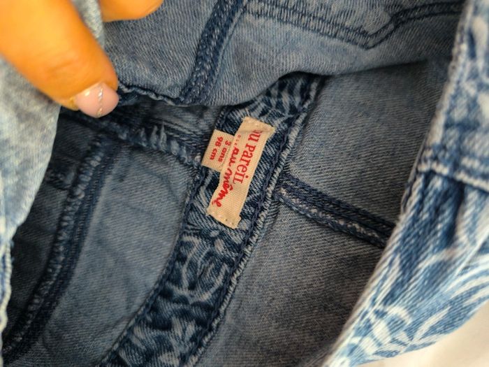 Combishort en jeans DPAM - photo numéro 4