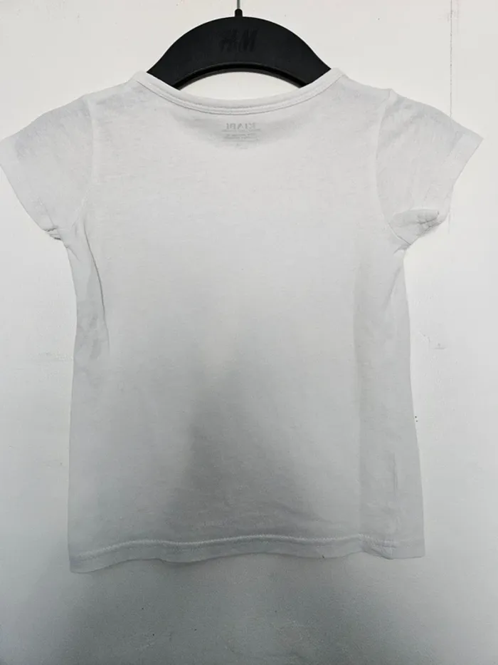 T-shirt à manches courtes bébé - blanc uni - 2/3 ans (86-94cm) - Kiabi - photo numéro 4