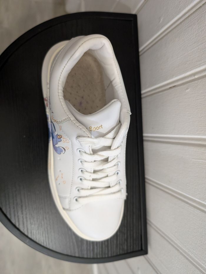 Baskets Blanches Plateforme Dessin Stitch - Amfashion Sport T. 38 - photo numéro 4