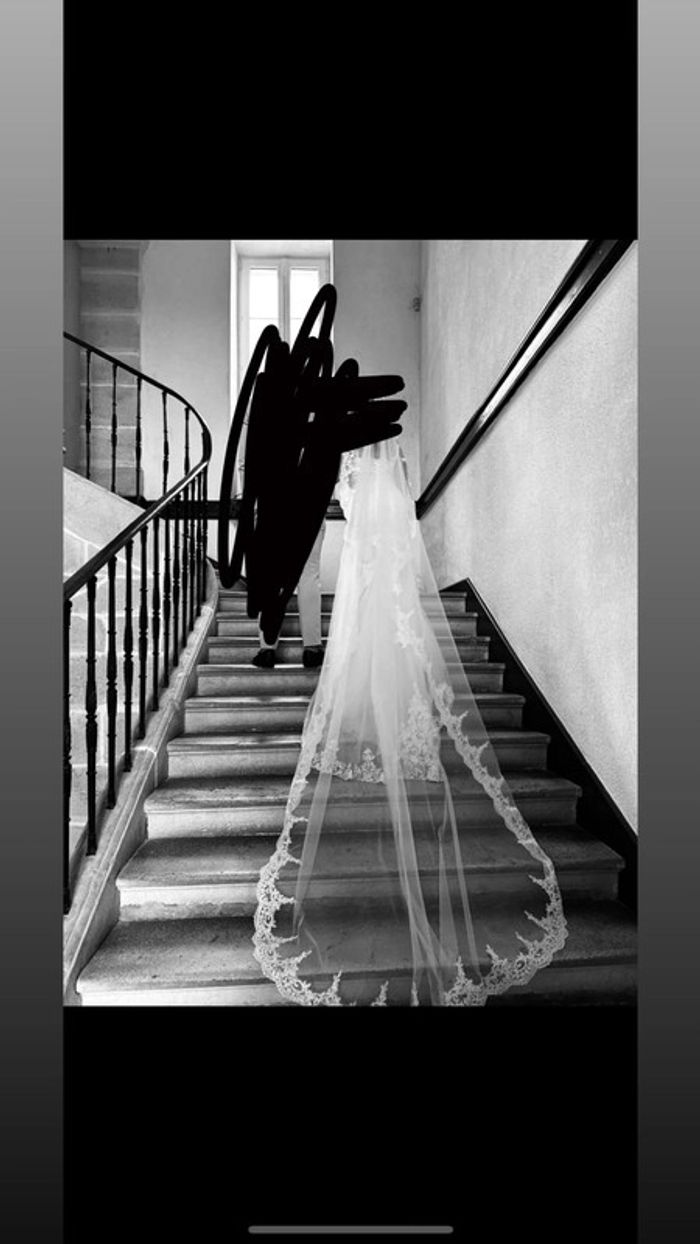 Robe de mariée + voile - photo numéro 13