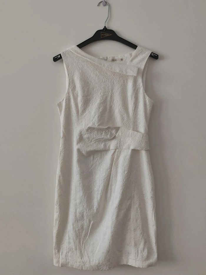 Vestido corto blanco de vestir
