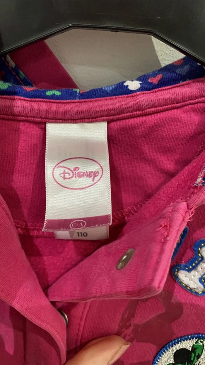 Veste à pression à capuche Disney - photo numéro 4