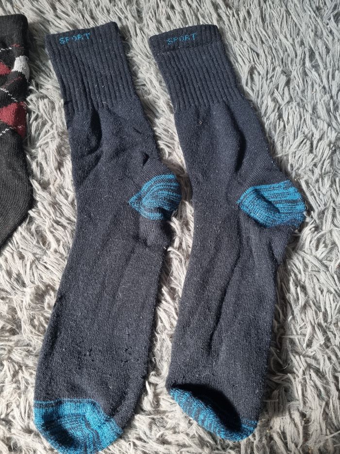 Lot 2 paires chaussettes homme 43-46 - photo numéro 3
