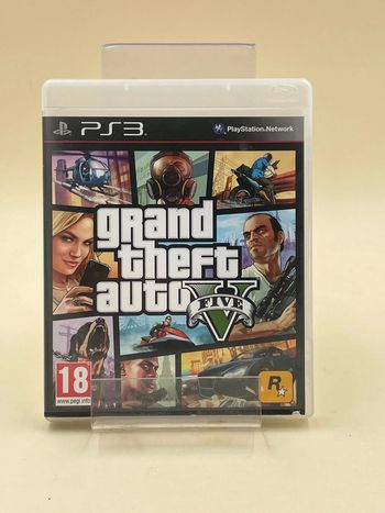 Jeu vidéo Grand Theft Auto five / Gta 5 + carte sur console PlayStation 3