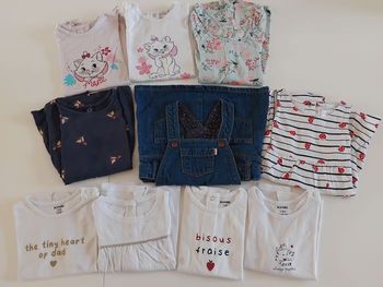 Très joli Lot fille 12 mois printemps été