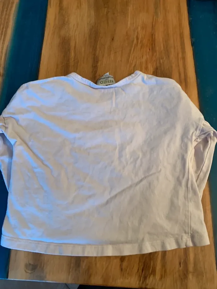 T-shirt manches longues Kenzo taille 3 ans - photo numéro 4