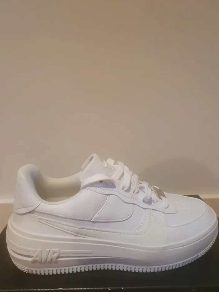 Nike Air Force 1 Plateforme "full white" (38)