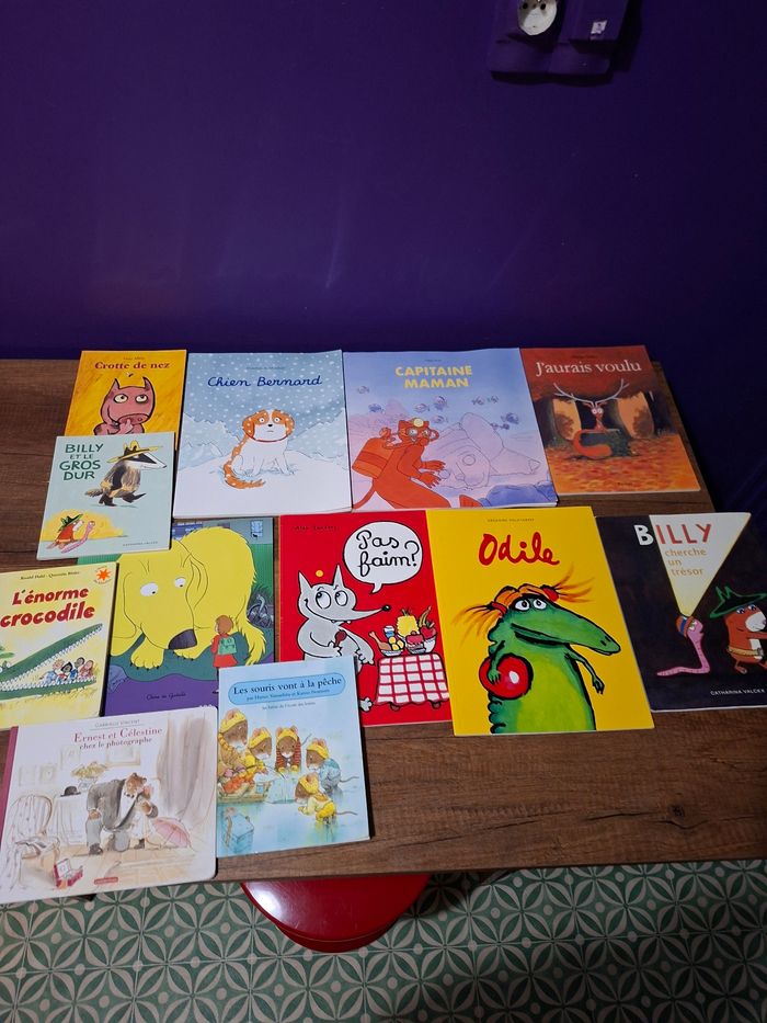 Lot de 12 albums livres l École des Loisirs
