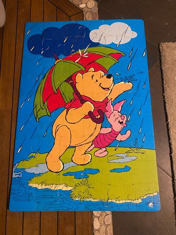 Puzzle géant de sol Winnie l’ourson Disney 60x90 cm
