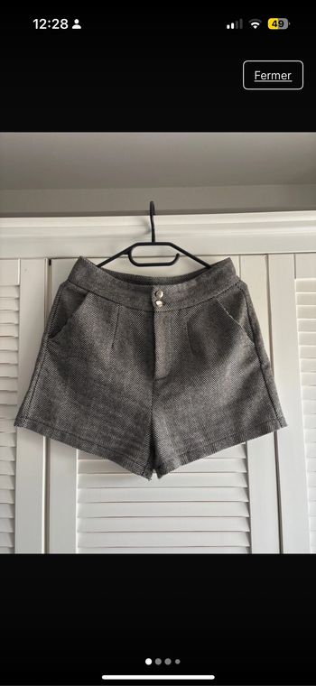 Short rayé