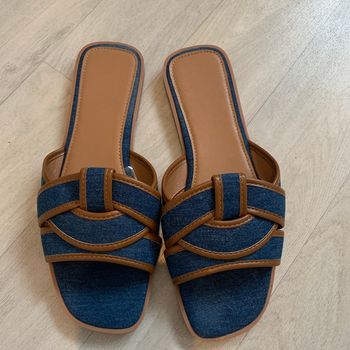 Sandales jeans neuves P:39