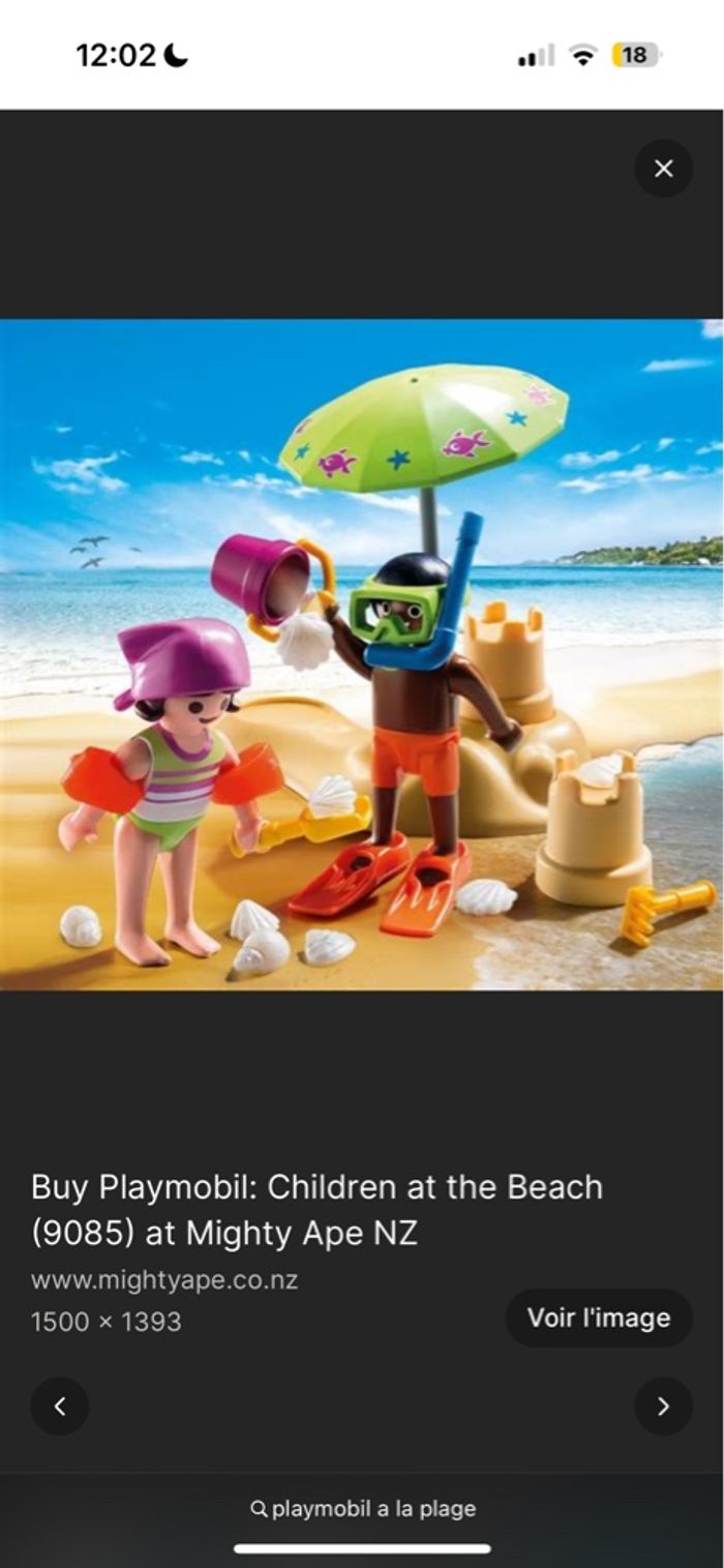 Playmobil à la plage