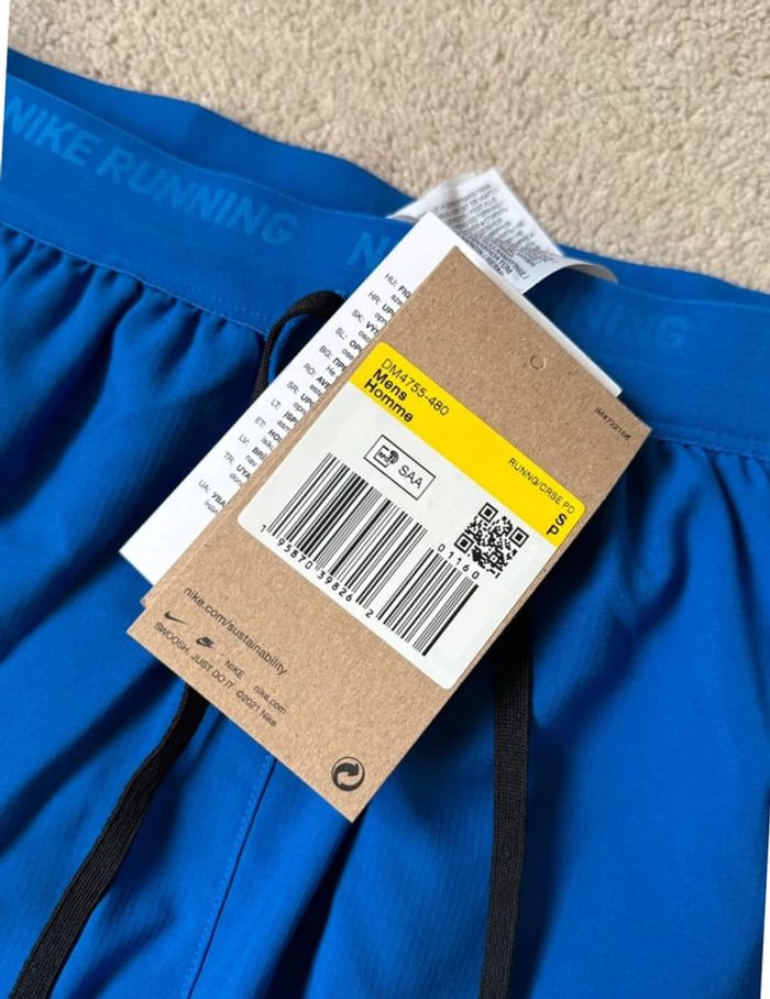 Short Nike Stride - Bleu - photo numéro 5