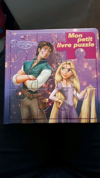 Livre puzzle Disney Raiponce