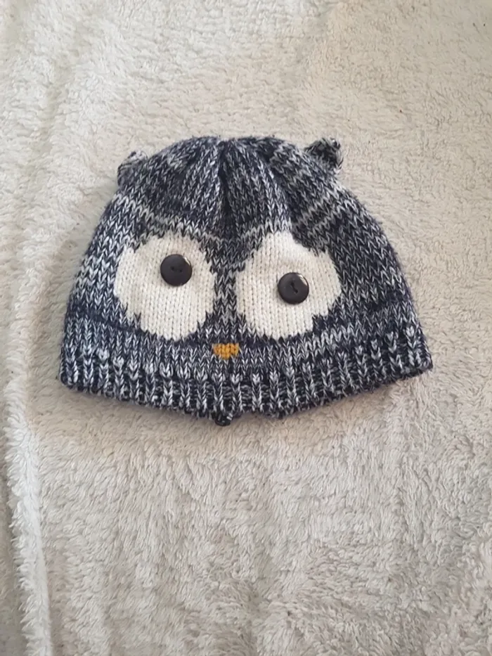 Bonnet chouette 18mois / 2ans