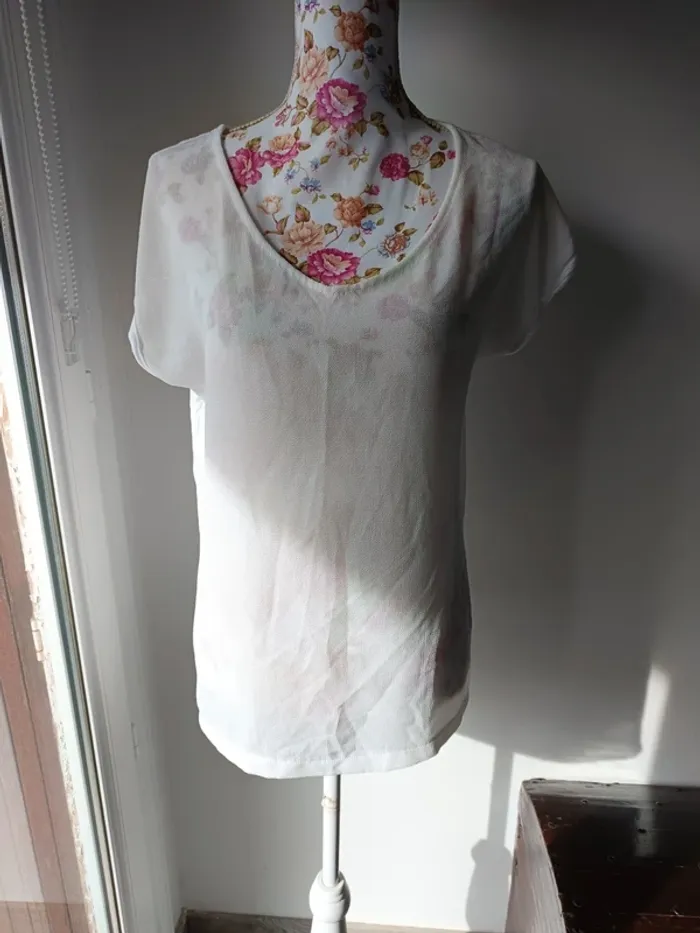 T-shirt bi-matière