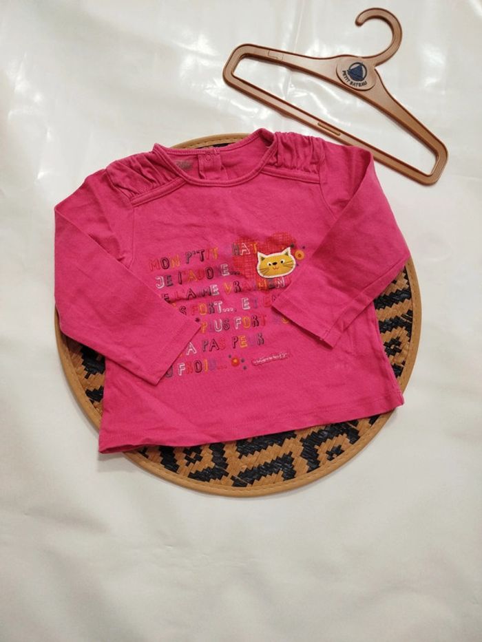 T-shirt pull sweat manches longues filles la Compagnie des Petits 24 mois 86 cm - photo numéro 3