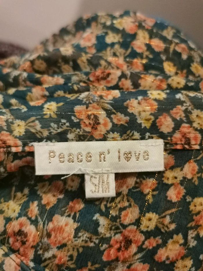 Chemisier Peace n'love taille S M - photo numéro 4