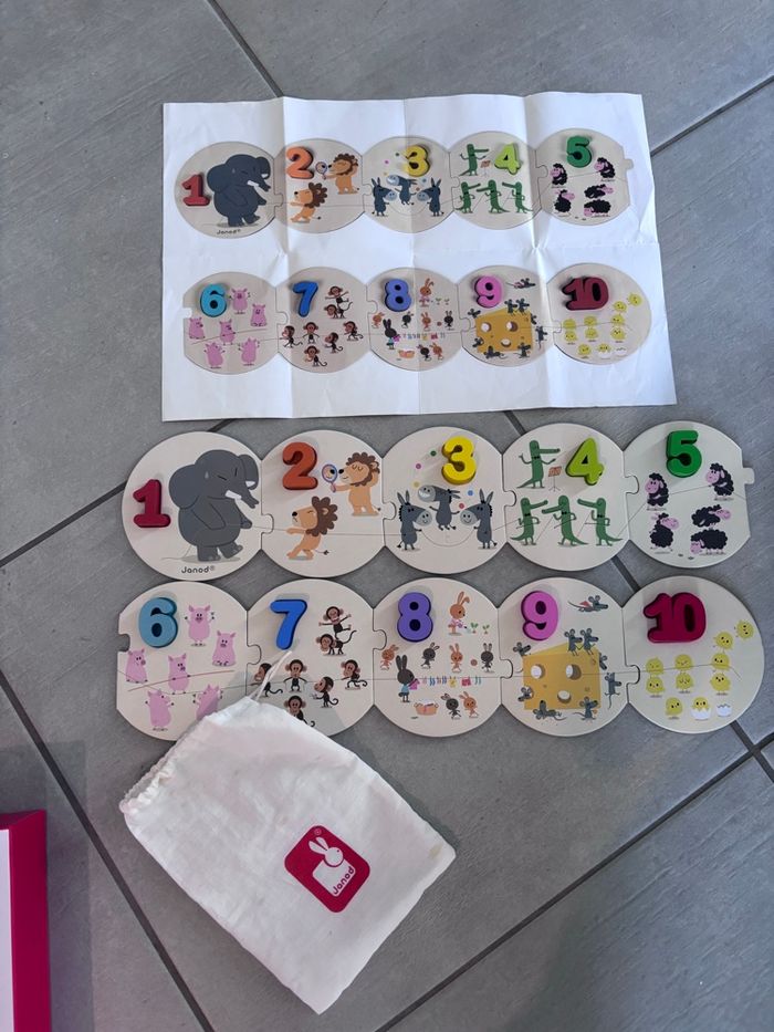 Puzzle j’apprends à compter Janod - photo numéro 3