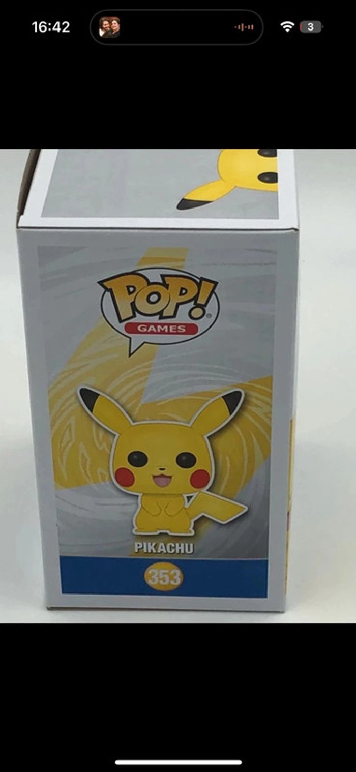 Figurine Funko Pop Pokémon Pikachu 353 - photo numéro 4