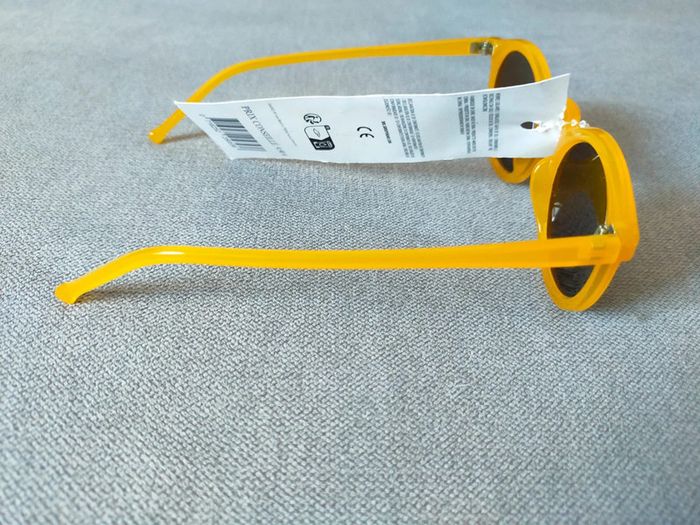Lunettes de soleil rondes – Jaune solaire - 2 exemplaires - photo numéro 4