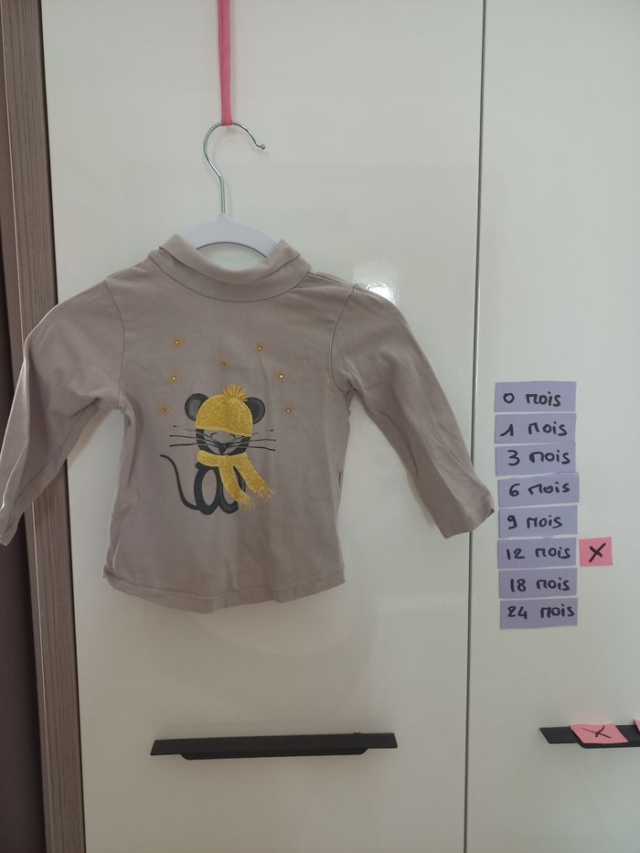 T-shirt 12 mois obaïbi