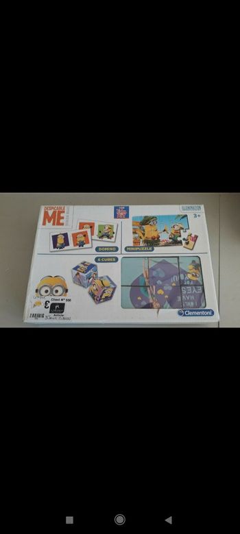 Lot de 3 jeux minions