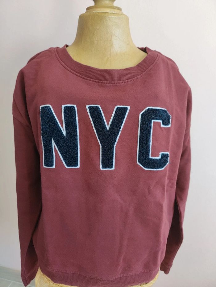 Sweat bordeaux - photo numéro 2