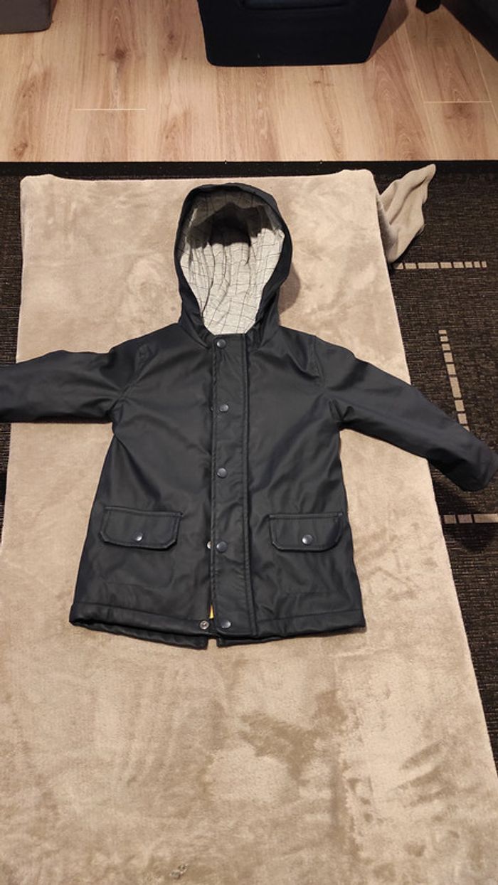 Parka bleu 36 mois Kiabi