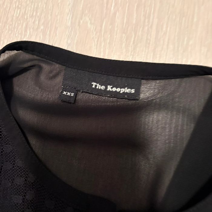 Chemise The Kooples • noire transparente • 34 🌿 - photo numéro 3