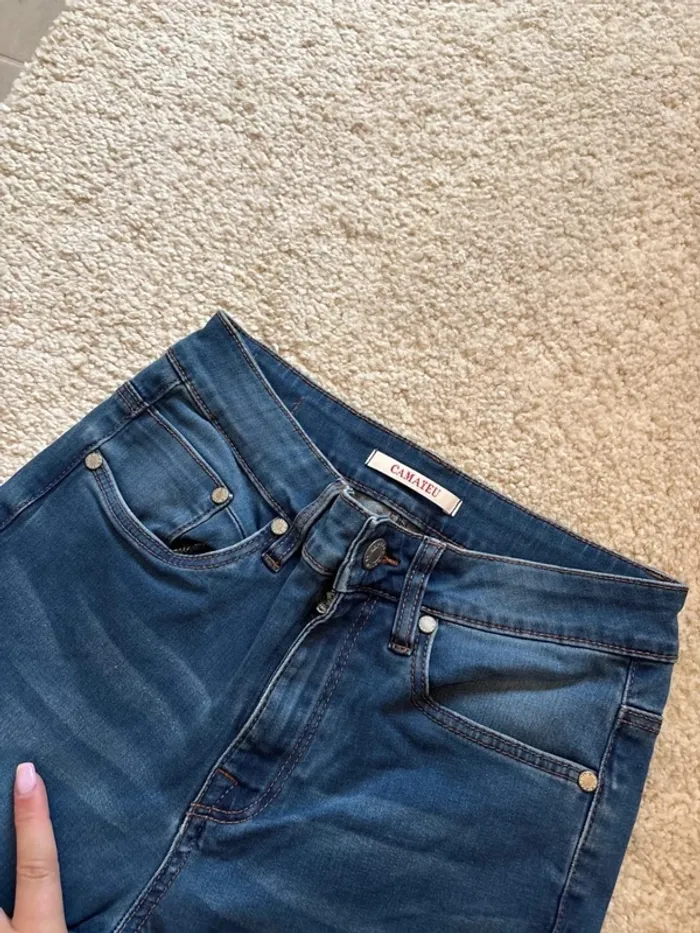 Jean skinny taille haute camaïeu - photo numéro 3