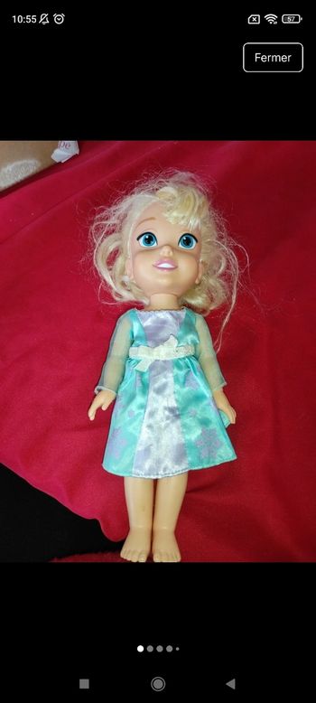 Poupée reine des neiges j22
