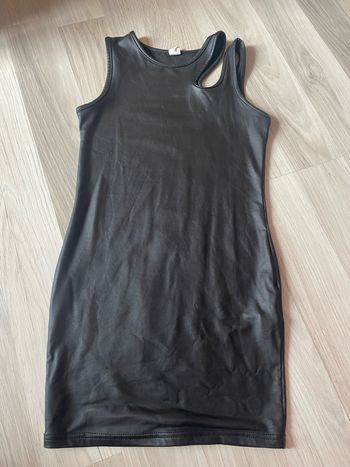 Robe simili cuir 10 ans