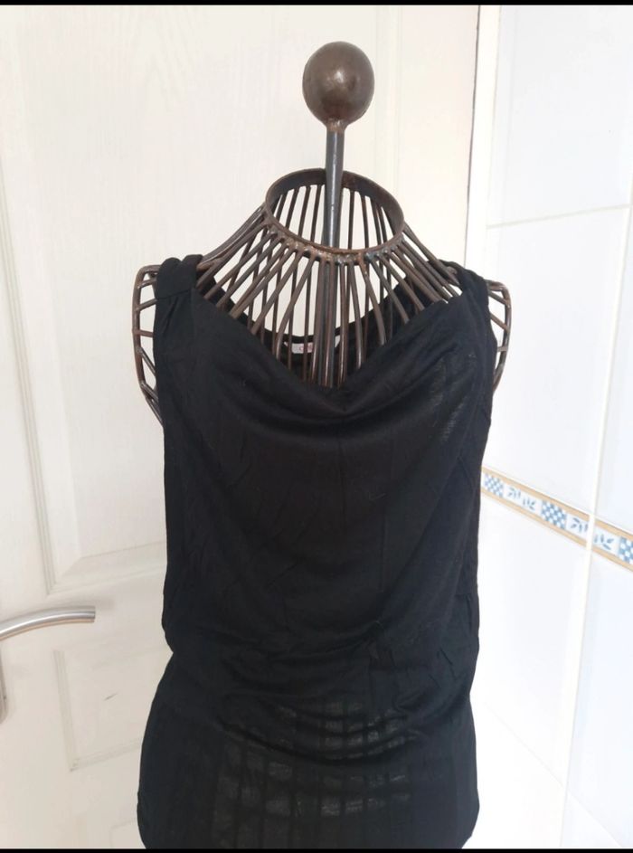 Jolie débardeur noir femme camaïeu taille M/38 - photo numéro 2