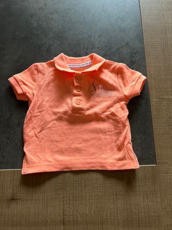 Polo manches courtes bébé taille 3 mois