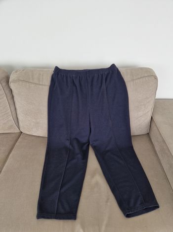 Pantalon élastique bleu marine  Blanche Porte