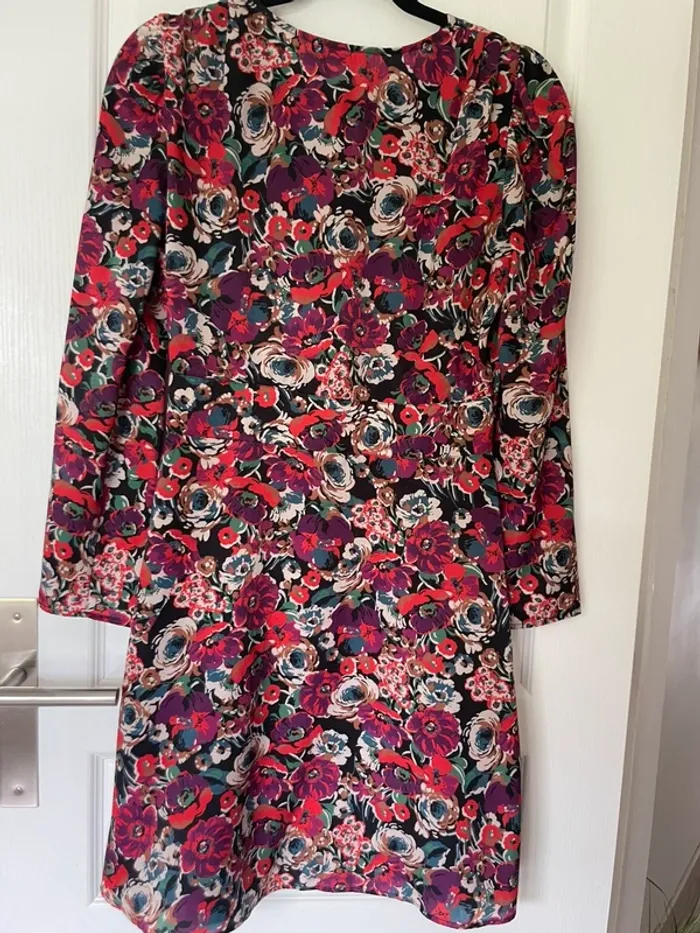 Robe manches longues à fleurs Camaïeu - photo numéro 4
