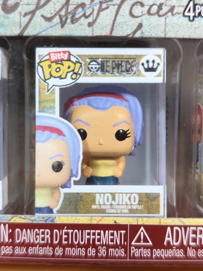 Boîte 4 Bitty Pop! One Piece - Nami, Arlong, Nojiko & Shanks (CHASE) - photo numéro 4