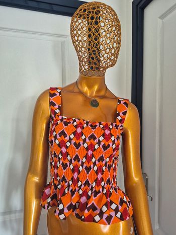 Top Rouge et Orange