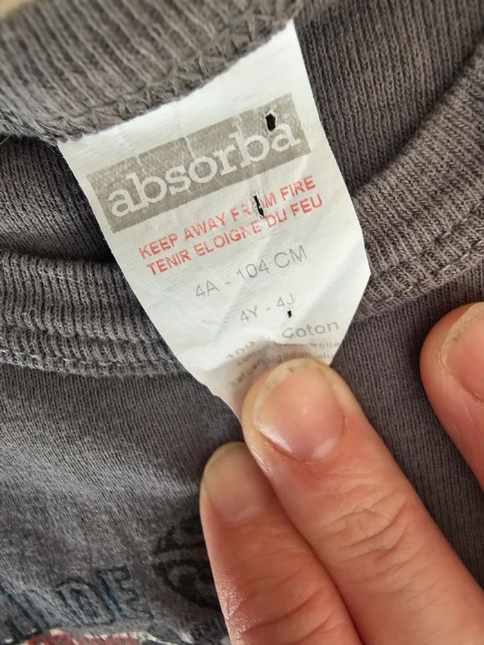 Maillot de corps débardeur absorba 4 ans - photo numéro 2