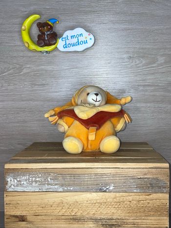 DDC112 doudou et compagnie ours cannelle