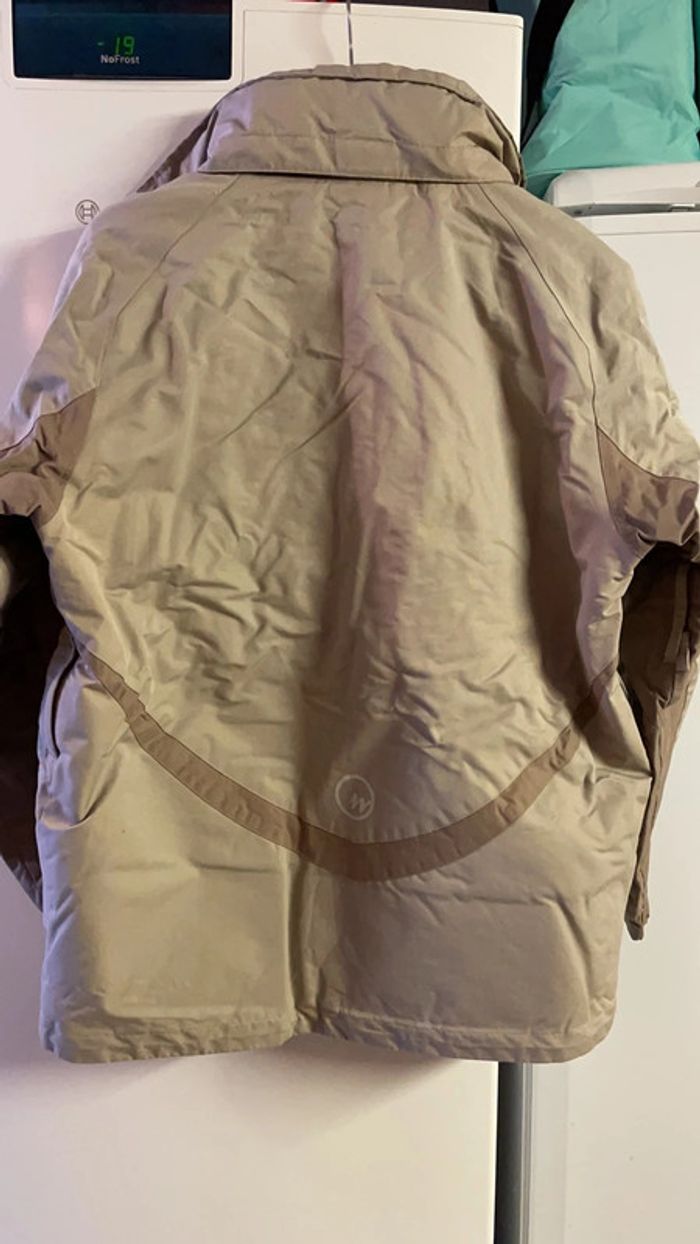 Manteau quechua taille s couleur taupe - photo numéro 4