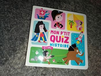 Livre mon p'tit quiz histoire 4-7 ans
