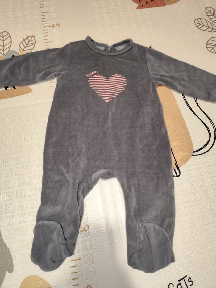 Pyjama en velours 12 mois
