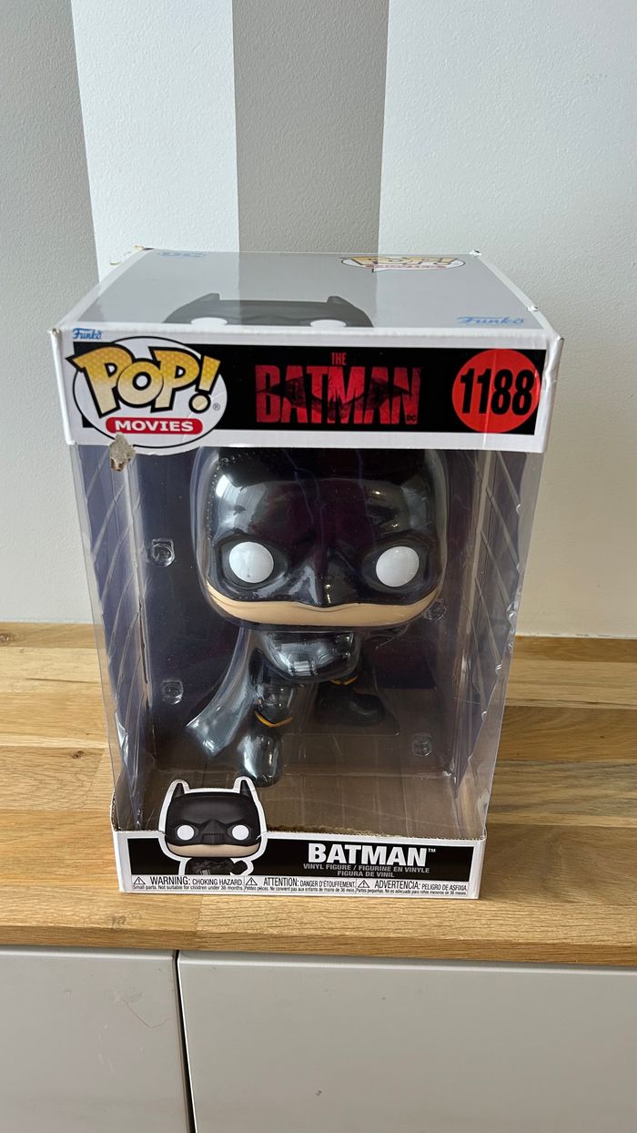 Figurine géante Funko Pop! 10" n°1188 The Batman NEUF