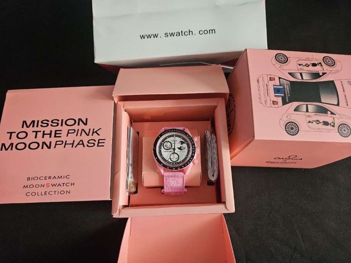 Omega Swatch rose
