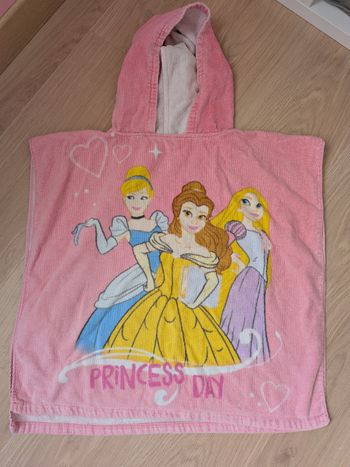 Cape de bain poncho princesses 